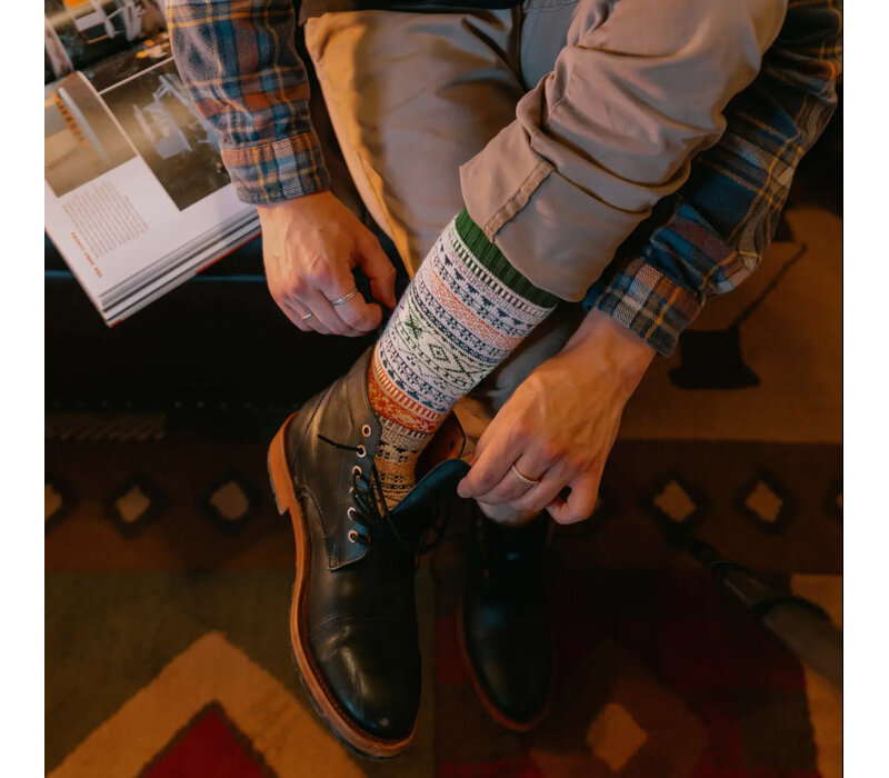 Polar Star Green NORDIC Warm Socks