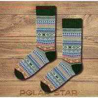 Polar Star Green NORDIC Warm Socks