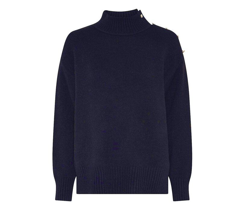 Micha 179 181 Navy warm Sweater w/Diamante