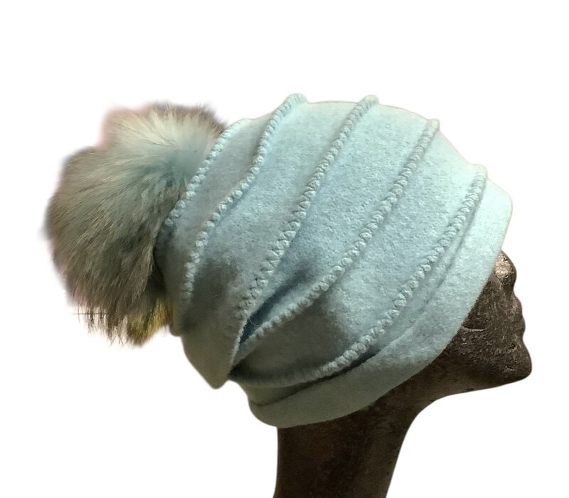 Seeberger 018745 Aqua Boiled Wool Headsock