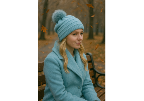 Seeberger Seeberger 018745 Aqua Boiled Wool Headsock