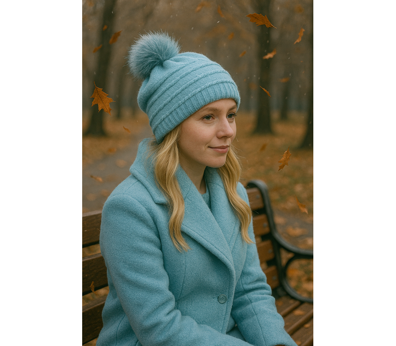 Seeberger 018745 Aqua Boiled Wool Headsock