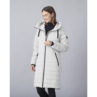 Junge KIKI Winter White long Quilted Jacket