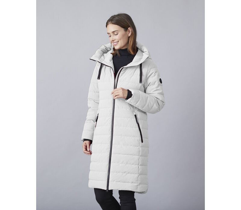 Junge KIKI Winter White long Quilted Jacket