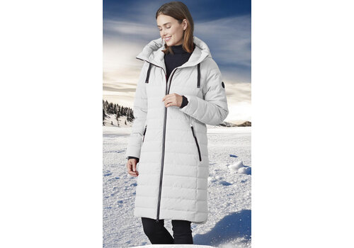 Junge Junge KIKI Winter White long Quilted Jacket