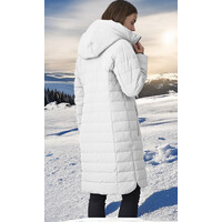 Junge KIKI Winter White long Quilted Jacket