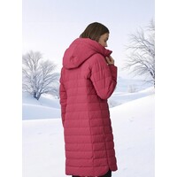 Junge KIKI Winter Raspberry long Quilted Jacket