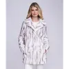 PIA ROSSINI A/W Pia Rossini MARILYN Faux Fur Silver Grey  Coat