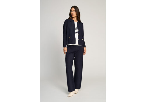 Micha S/S Micha 143 284 Navy Spring Knit Cardigan
