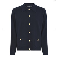 Micha 143 284 Navy Spring Knit Cardigan