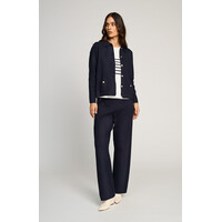 Micha 121 871 Navy Wide Leg Sporty Pants