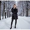 PIA ROSSINI A/W Pia Rossini KEEVA Blk/Grey Faux Fur Coat