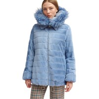 Tinta FISTERRA Reversible Blue faux fur Coat