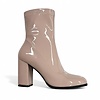 REDZ REDZ F830 Nude Patent Block Heel Boots