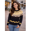 MD’M MD’M 3.50.200.20 Navy Fair Isle Sweater