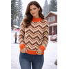 MD’M MD’M 3.50.103.38 Wine Multi Retro Sweater