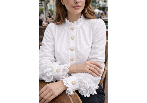 Button Covers Button Cover LOVEY DOVEY Crystal Heart