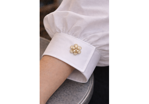 Button Covers Button Cover MOTHER OF PEARL Flower