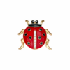 Button Cover DOTTY Red Ladybug
