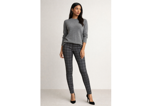 PINNS Pinns 4207/S Grey Check Pull Up Pants