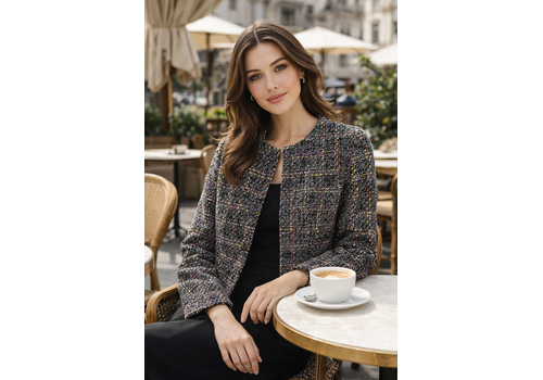 Micha A/W Micha 139 224 Colourful Tweed Blazer