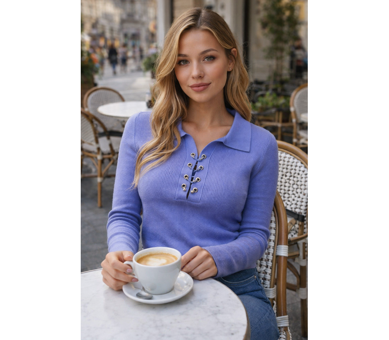 Goa Goa Purple Fine knit Sweater