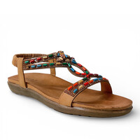 REDZ Ussery Tan Multi Sandals