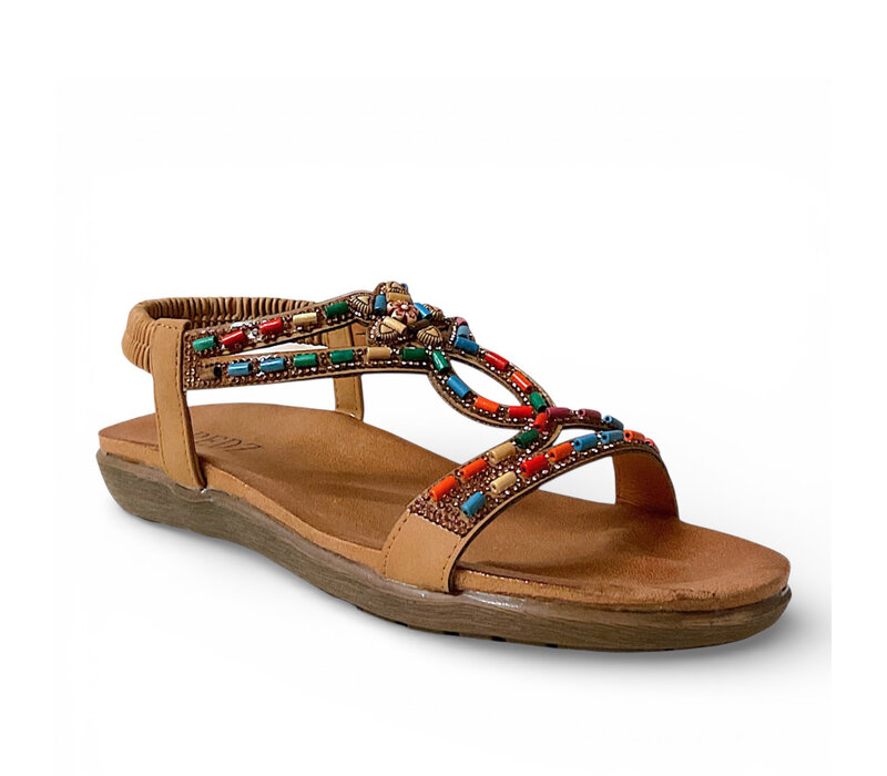 REDZ Ussery Tan Multi Sandals