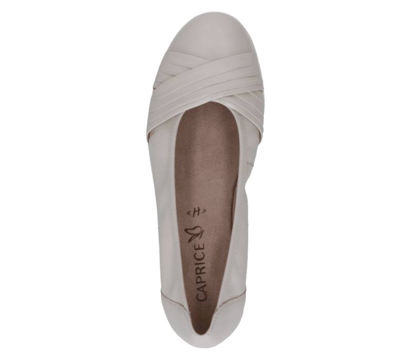 Caprice 22118 Off-White Leather Pumps