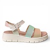 Jose Saenz Jose Saenz 2155 Nude/Wht/Green Sandals