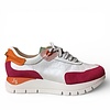 Jose Saenz Jose Saenz 2287 Wht/Pink/Orn Laced Sneakers