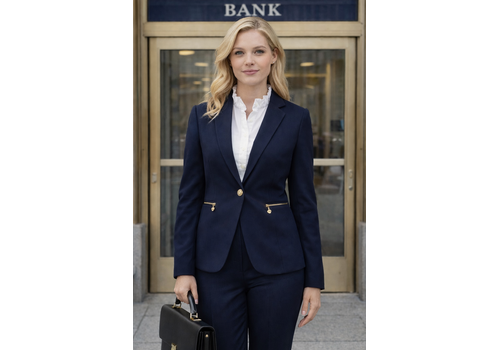 Bariloche Bariloche TUDELA Navy/ gold  Blazer