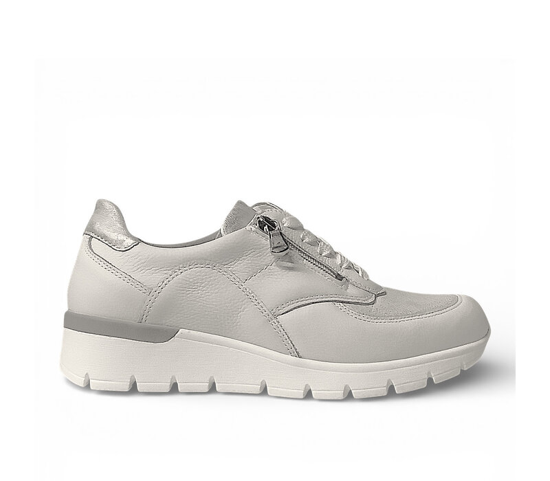 Waldlaufer 626K02 White Wide-Fit Sneakers
