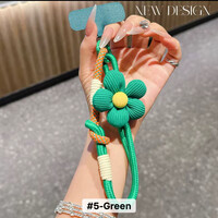 Mobile Phone Green Lanyard Wrist Strap