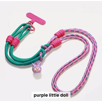 Mobile Phone Purple Little Doll X-Body Lanyard