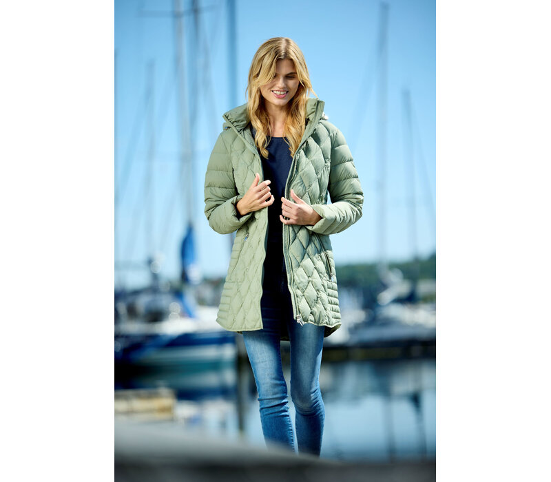 Junge DIANA Goose Down Coat in Cactus