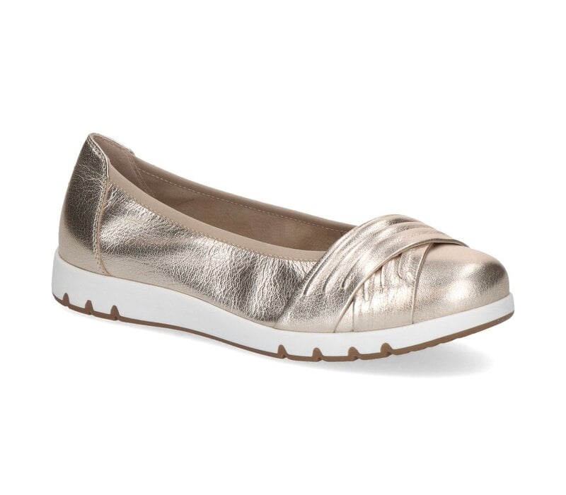 Caprice 22118 Gold Met Leather Pumps