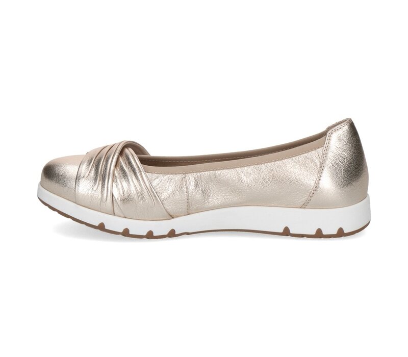 Caprice 22118 Gold Met Leather Pumps