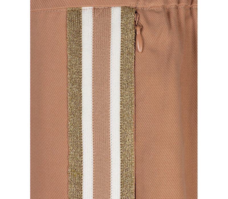 Esqualo 05009 Cappuccino side Taped Trousers