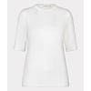 EsQualo S/S Esqualo 30017 Off-White Rib T-Shirt