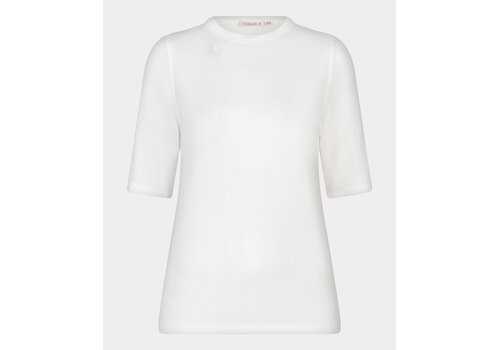 EsQualo S/S Esqualo 30017 Off-White Rib T-Shirt