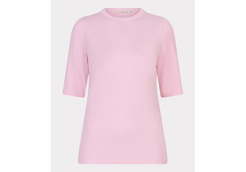 EsQualo S/S Esqualo 30017 Rose Pink Rib T-Shirt