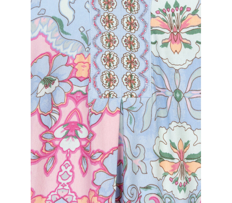 Esqualo 30012 MUSE Blue Multi Dress