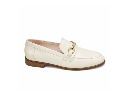 Wonders Wonders B-9802 Cream Leather Loafer