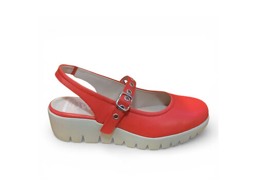 Wonders Wonders C-33353 Flame Red Sling-Backs