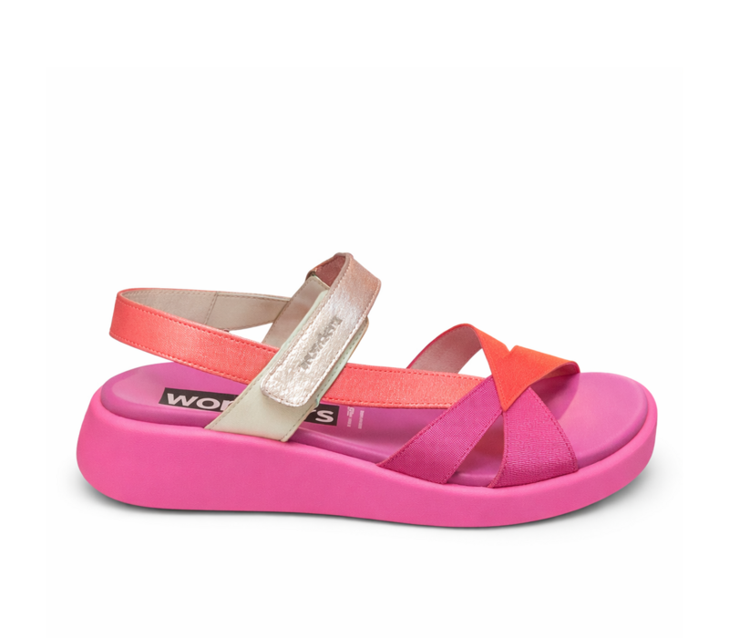 Wonders C-6552 Fuchsia Multi Sandals