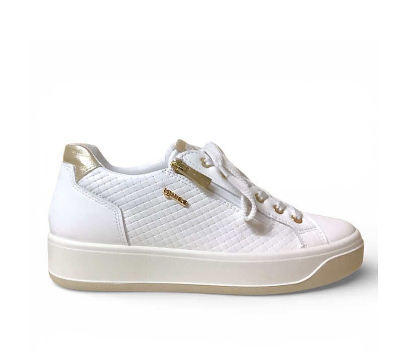 IGI&CO 1144300 White/Gold Sneakers