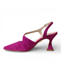 Marian 2736 Magenta Suede 8cm Spool Heel