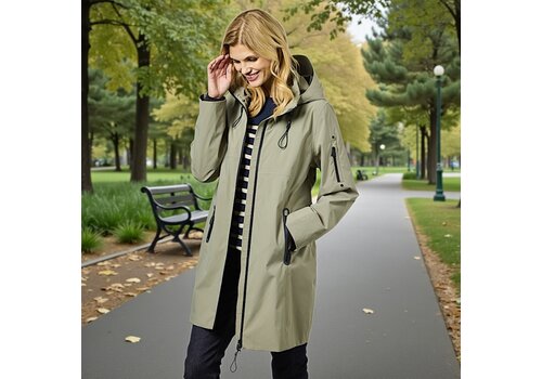 Junge Junge NYNNE Light Olive Waterproof Coat