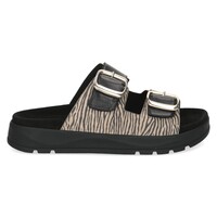 Caprice 27202 Beige Zebra Print Sliders